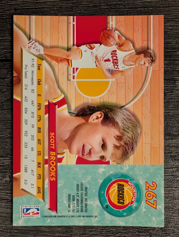 1992-93 Ultra #267 Scott Brooks