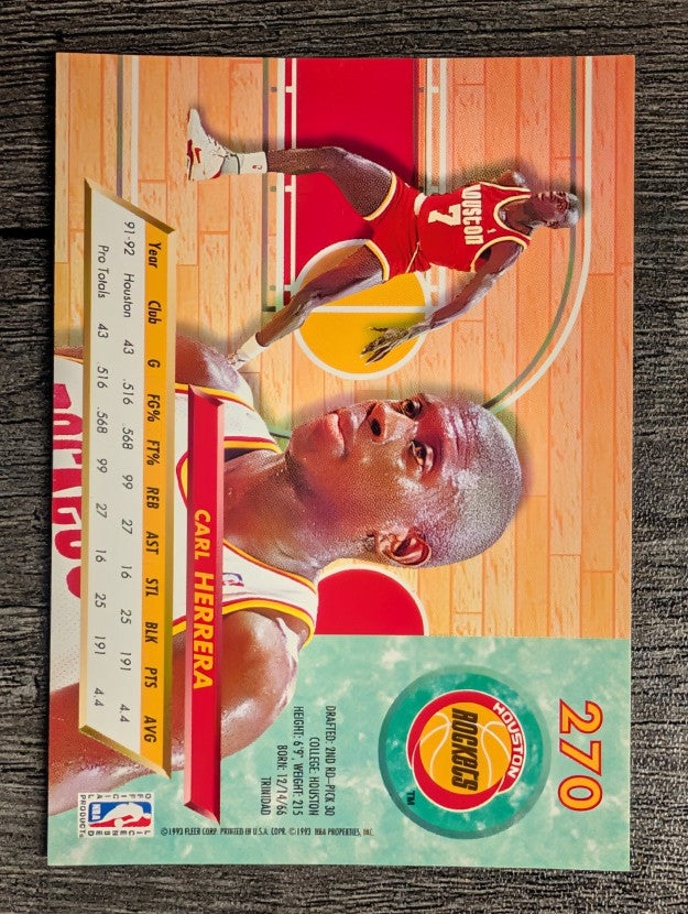 1992-93 Ultra #270 Carl Herrera