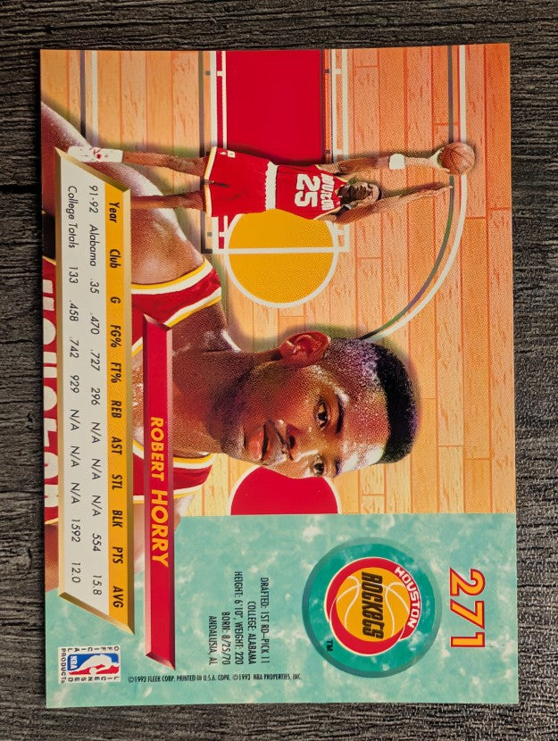 1992-93 Ultra #271 Robert Horry