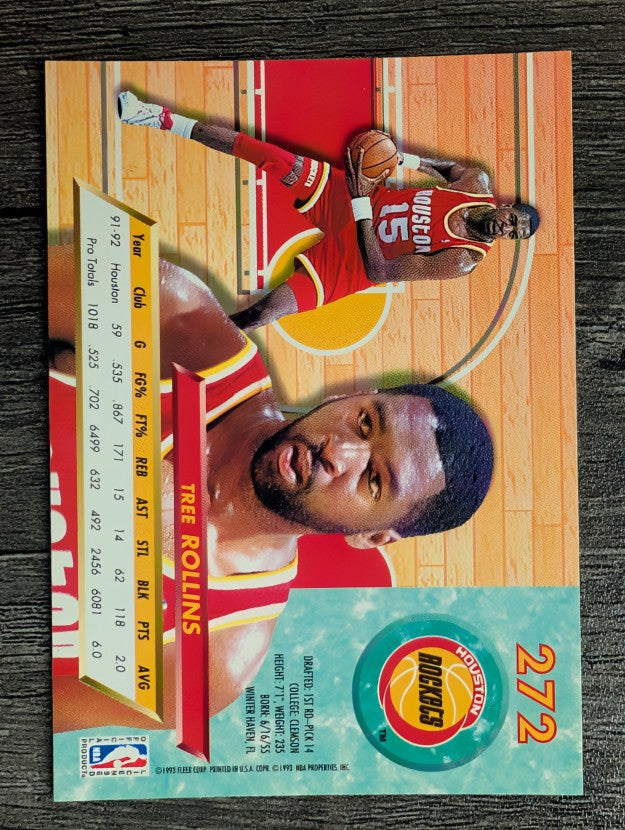 1992-93 Ultra #272 Tree Rollins