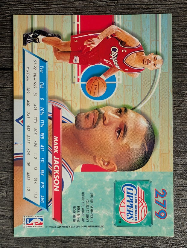 1992-93 Ultra #279 Mark Jackson