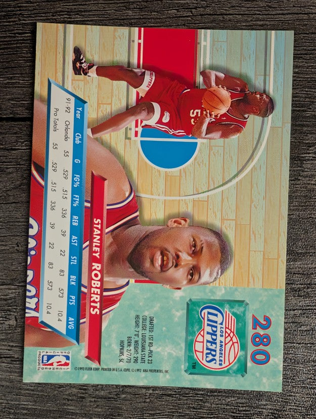 1992-93 Ultra #280 Stanley Roberts