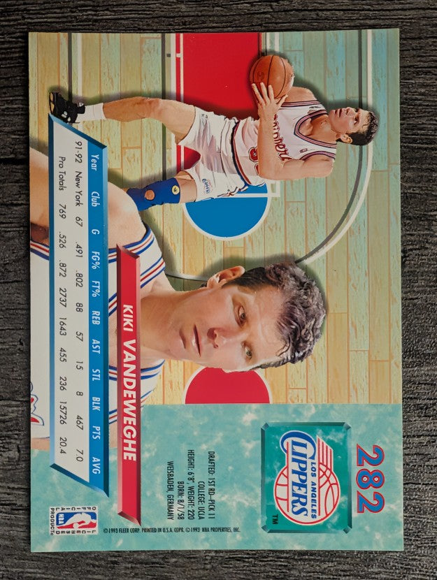1992-93 Ultra #282 Kiki Vandeweghe