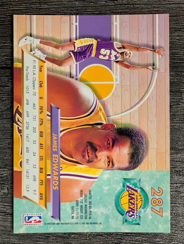 1992-93 Ultra #287 James Edwards