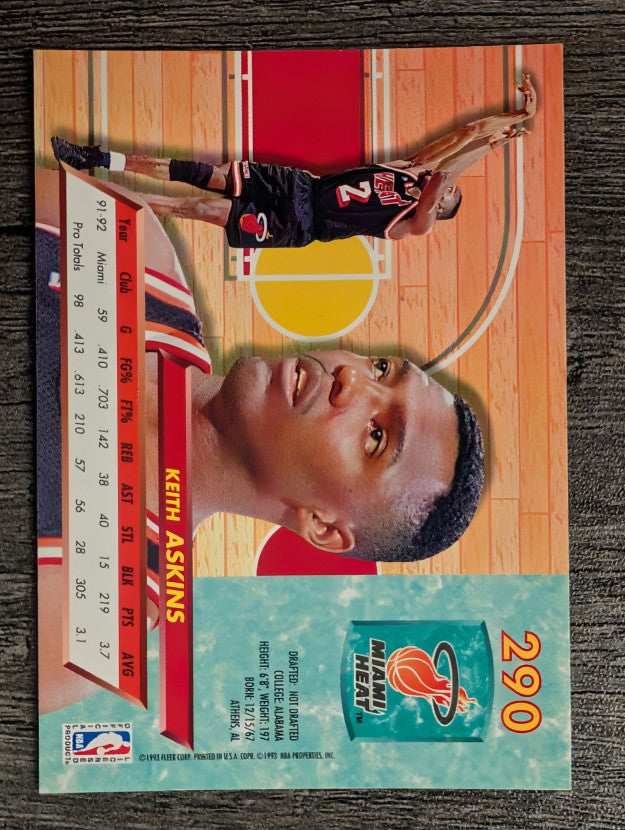 1992-93 Ultra #290 Keith Askins