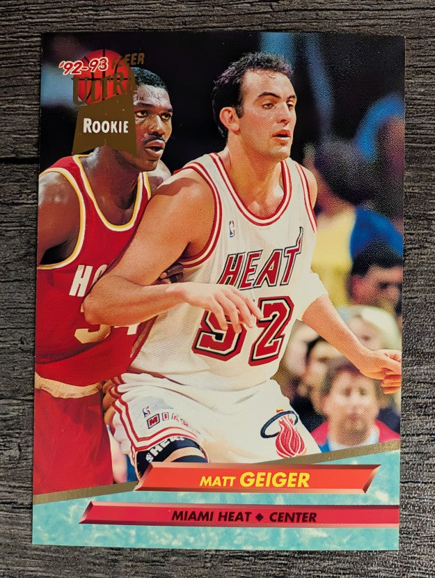 1992-93 Ultra #291 Matt Geiger RC