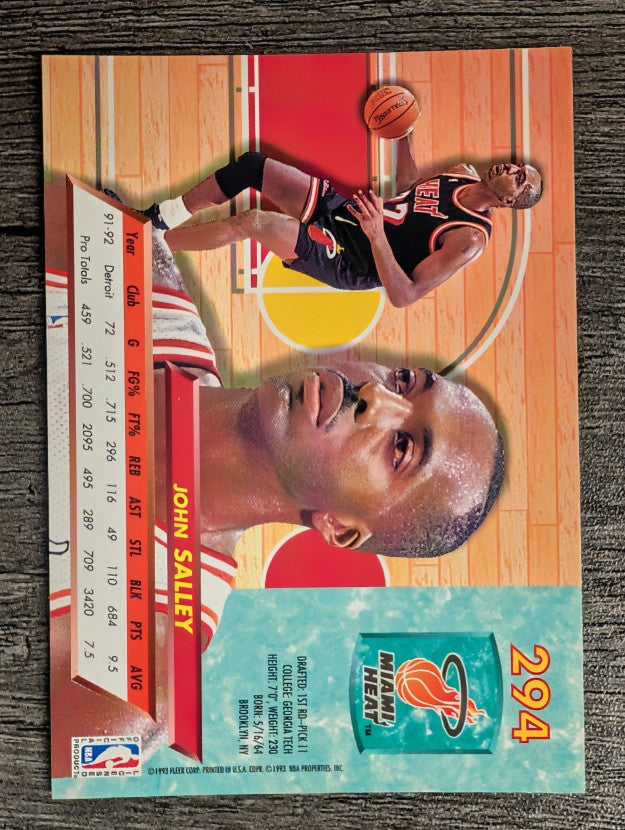 1992-93 Ultra #294 John Salley