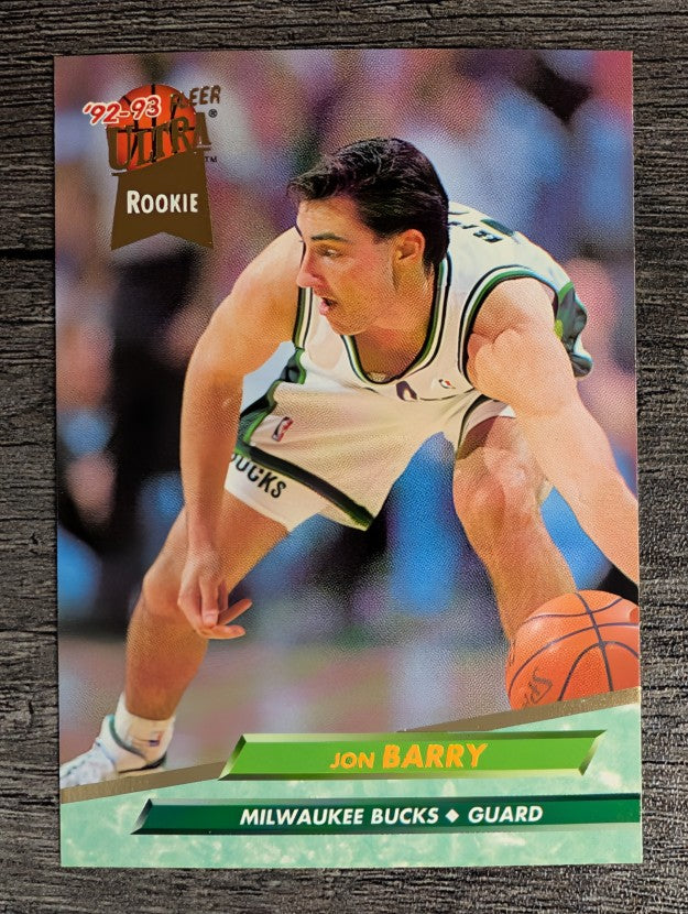 1992-93 Ultra #296 Jon Barry RC
