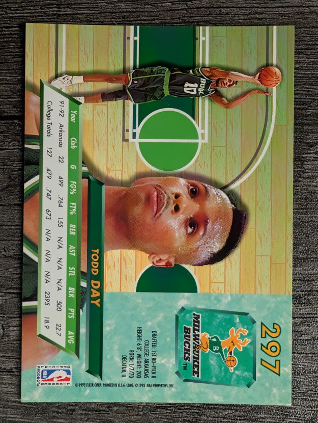1992-93 Ultra #297 Todd Day RC