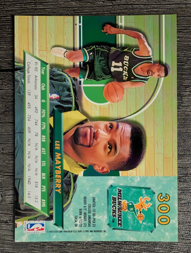 1992-93 Ultra #300 Lee Mayberry RC