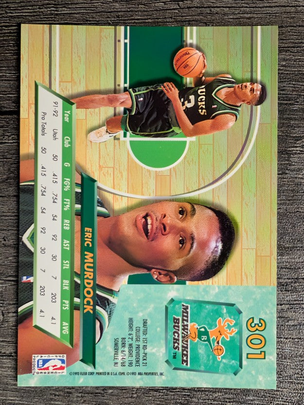 1992-93 Ultra #301 Eric Murdock