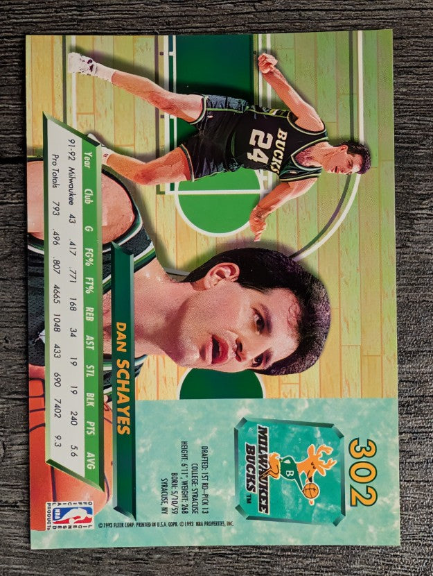1992-93 Ultra #302 Danny Schayes