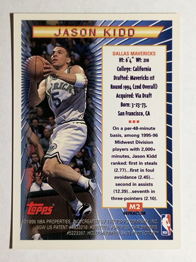 1996-97 Topps Super Team NBA Finals #M2 Jason Kidd