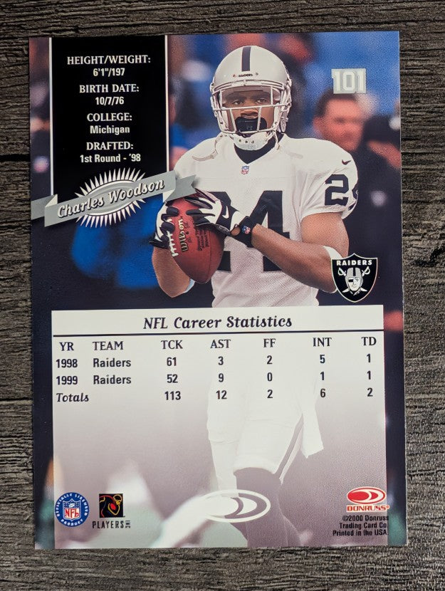 2000 Donruss #101 Charles Woodson