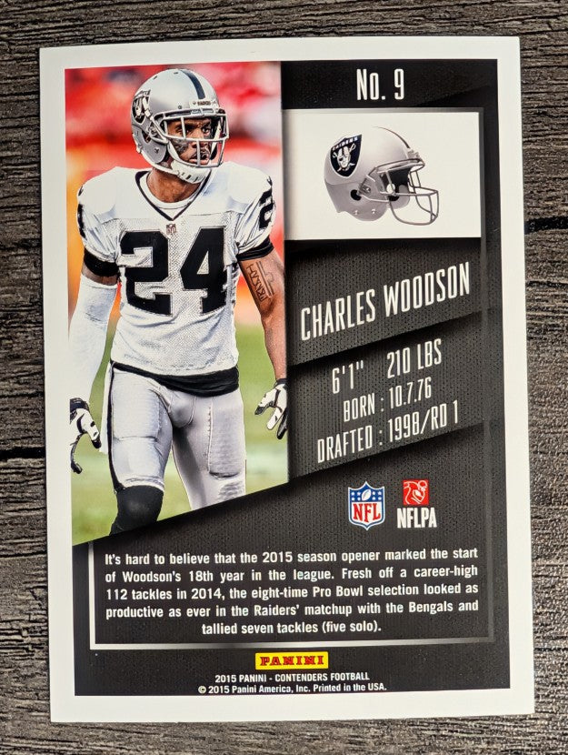 2015 Panini Contenders #9 Charles Woodson