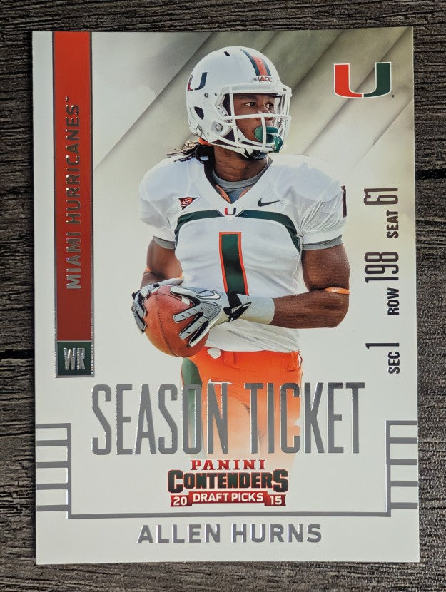 2015 Panini Contenders Draft Picks #5 Allen Hurns