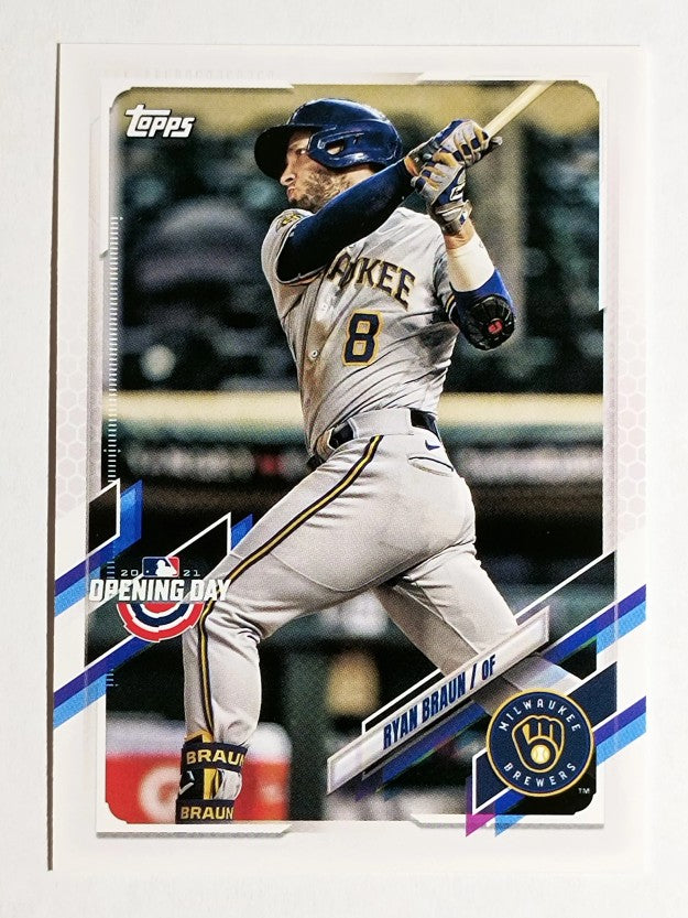 2021 Topps Opening Day #119 Ryan Braun