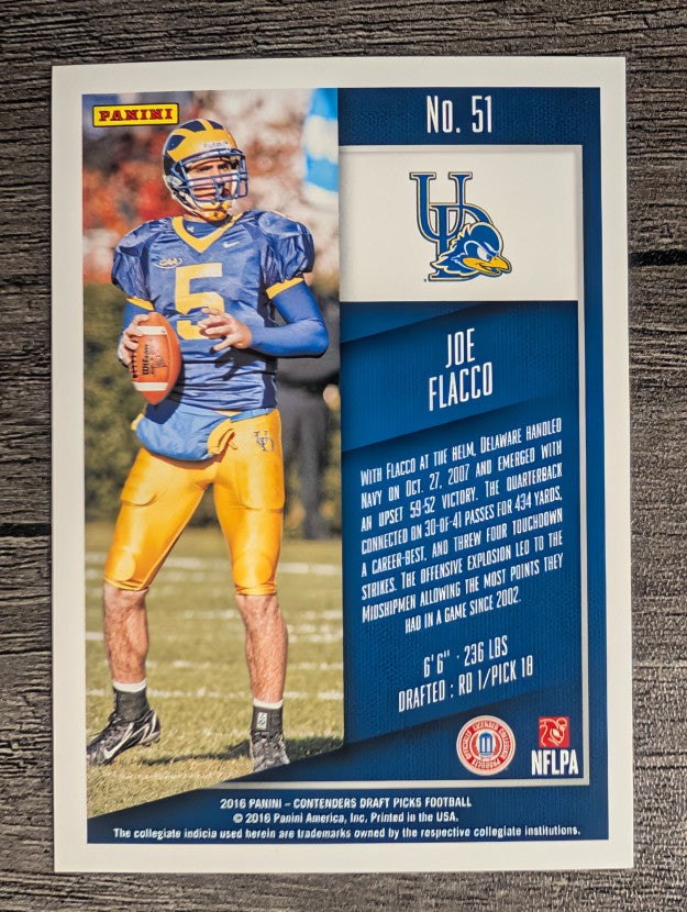 2016 Panini Contenders Draft Picks #51 Joe Flacco