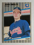 1989 Fleer #602 John Smoltz RC