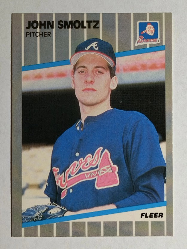 1989 Fleer #602 John Smoltz RC