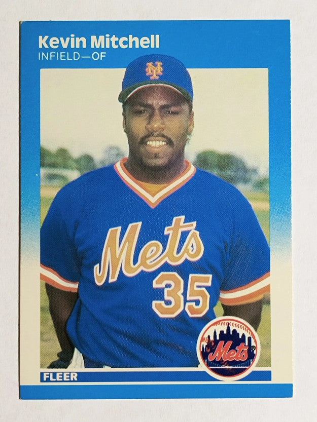 1987 Fleer #17 Kevin Mitchell RC
