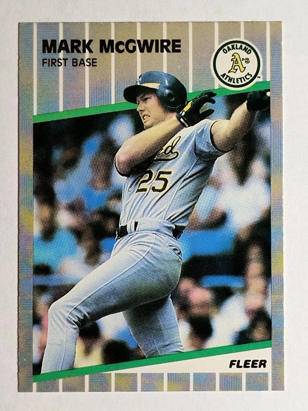1989 Fleer #17 Mark McGwire