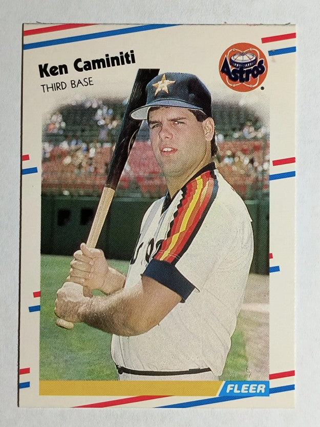 1988 Fleer #441 Ken Caminiti RC