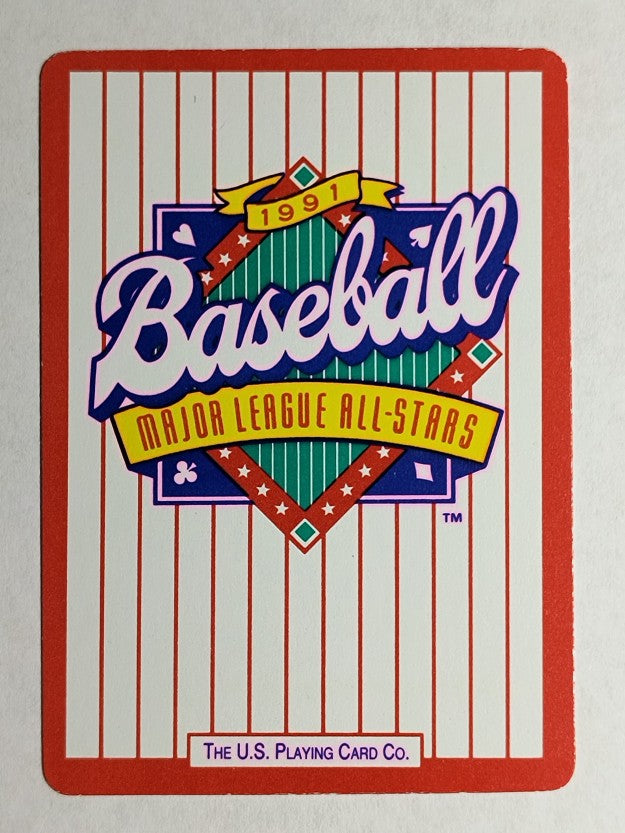 1991 U.S. Playing Cards All-Stars #10H Roger Clemens
