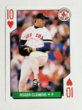 1991 U.S. Playing Cards All-Stars #10H Roger Clemens