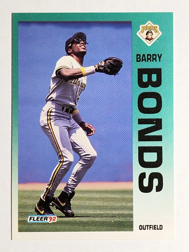 1992 Fleer #550 Barry Bonds