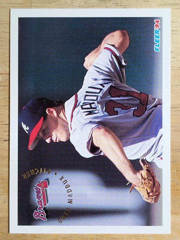 1994 Fleer #365 Greg Maddux