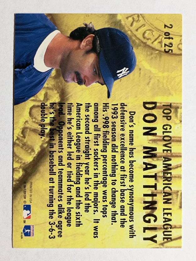 1994 Ultra Award Winners #2 Don Mattingly