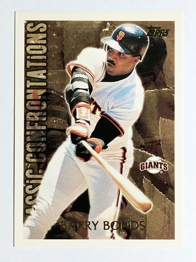 1996 Topps Classic Confrontations #CC6 Barry Bonds