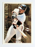 1996 Topps Classic Confrontations #CC6 Barry Bonds