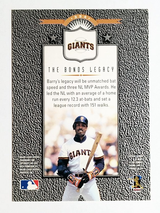 1997 Leaf #354 Barry Bonds LG