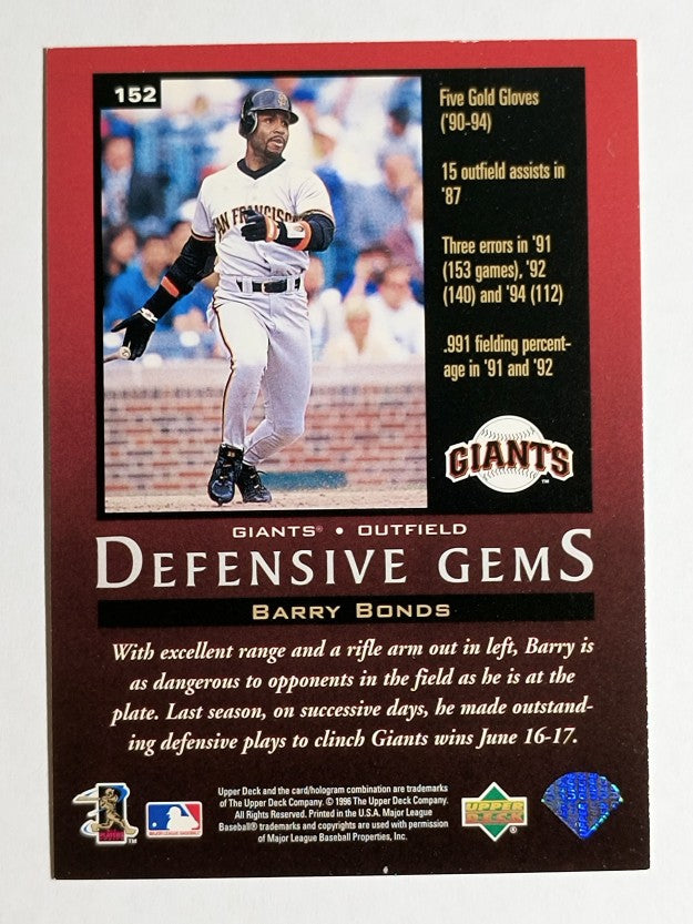 1997 Upper Deck #152 Barry Bonds DG