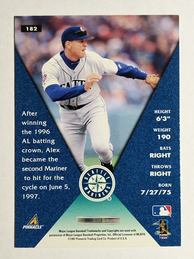 1998 Pinnacle #182 Alex Rodriguez FV
