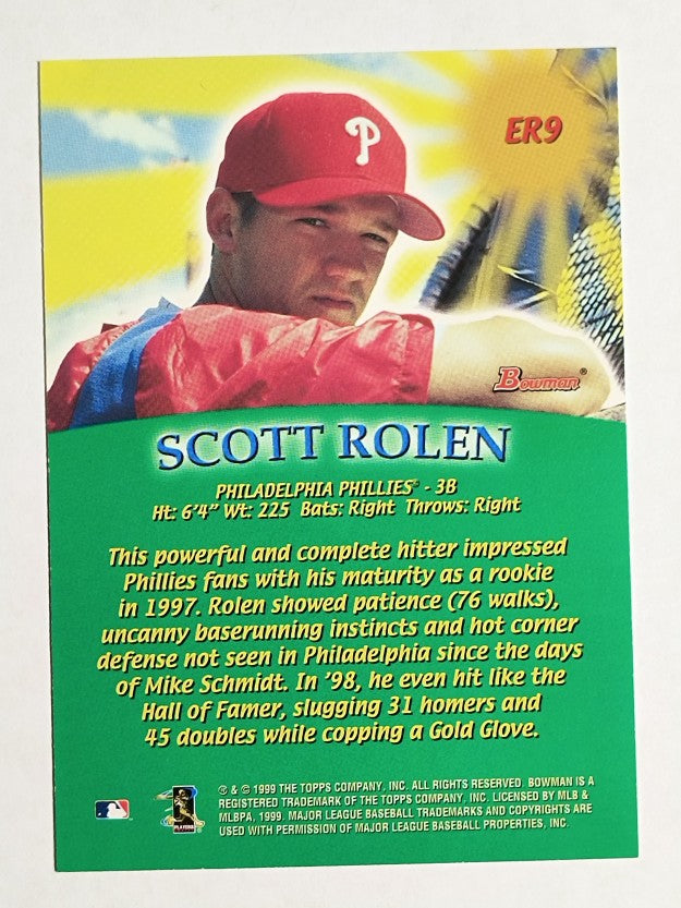 1999 Bowman Early Risers #ER9 Scott Rolen