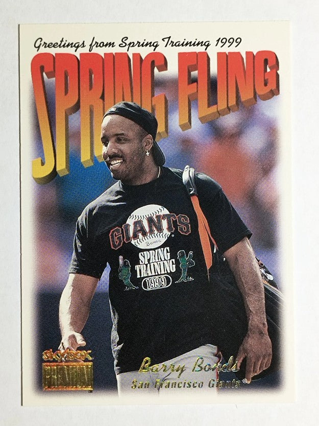 1999 SkyBox Premium #285 Barry Bonds SF