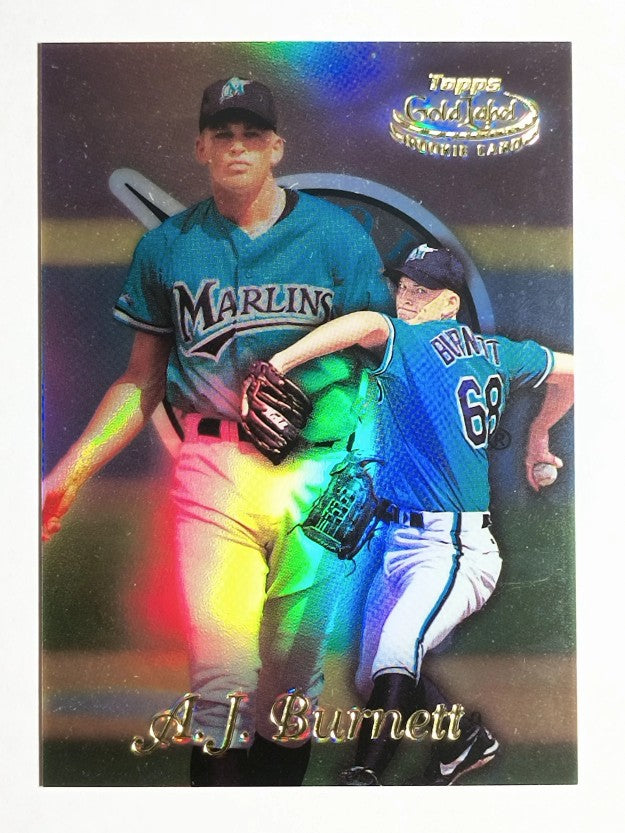 1999 Topps Gold Label Class 1 #34 A.J. Burnett RC