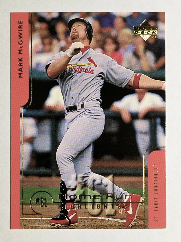 1999 Upper Deck Challengers for 70 #61 Mark McGwire HRH