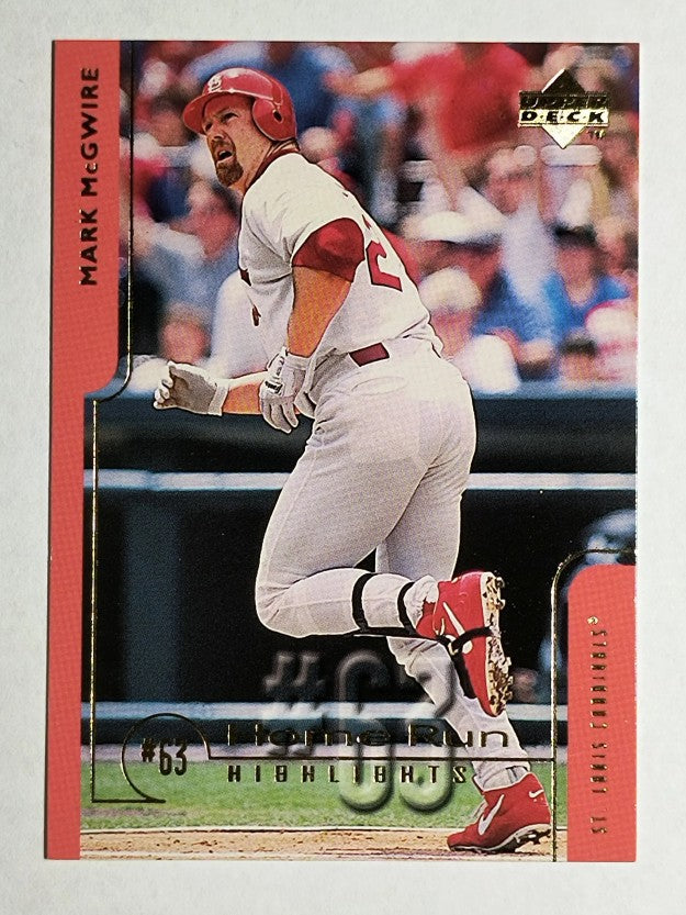 1999 Upper Deck Challengers for 70 #63 Mark McGwire HRH