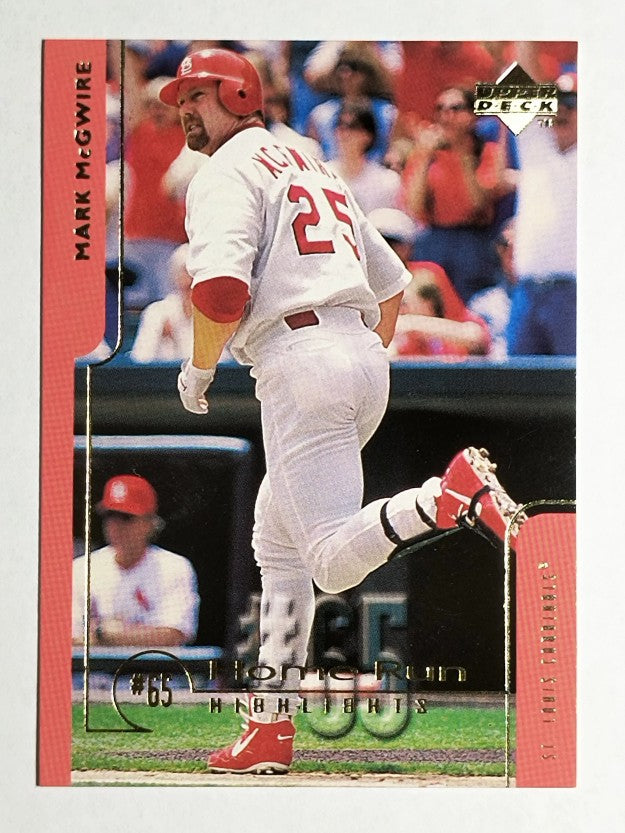 1999 Upper Deck Challengers for 70 #65 Mark McGwire HRH