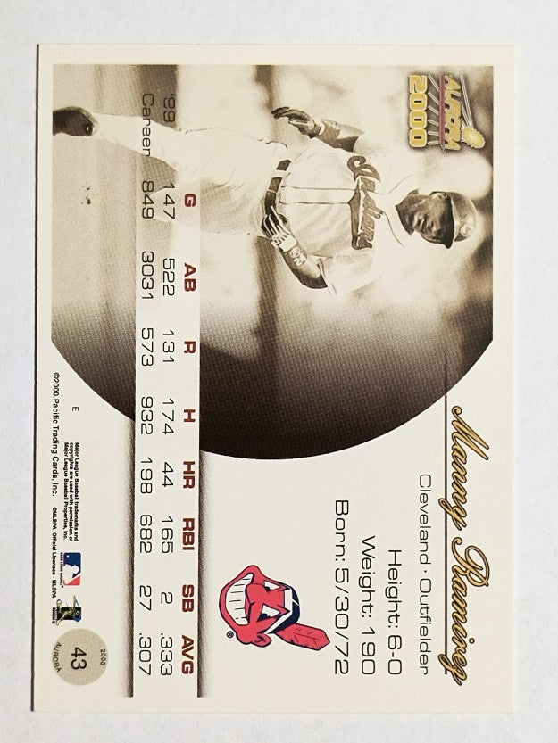 2000 Aurora #43 Manny Ramirez
