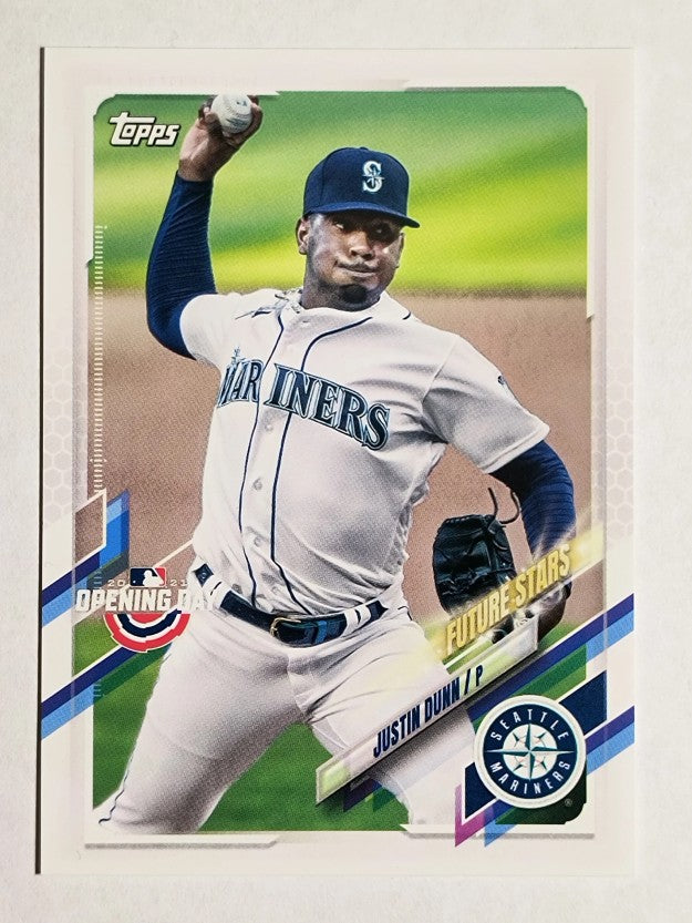 2021 Topps Opening Day #172 Justin Dunn