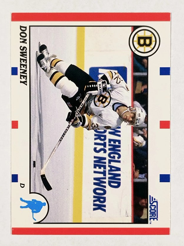 1990-91 Score #51A Don Sweeney RC