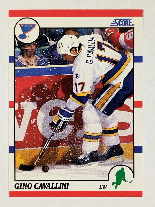 1990-91 Score #63 Gino Cavallini