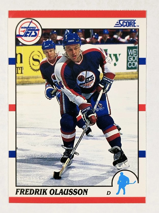1990-91 Score #81 Fredrik Olausson