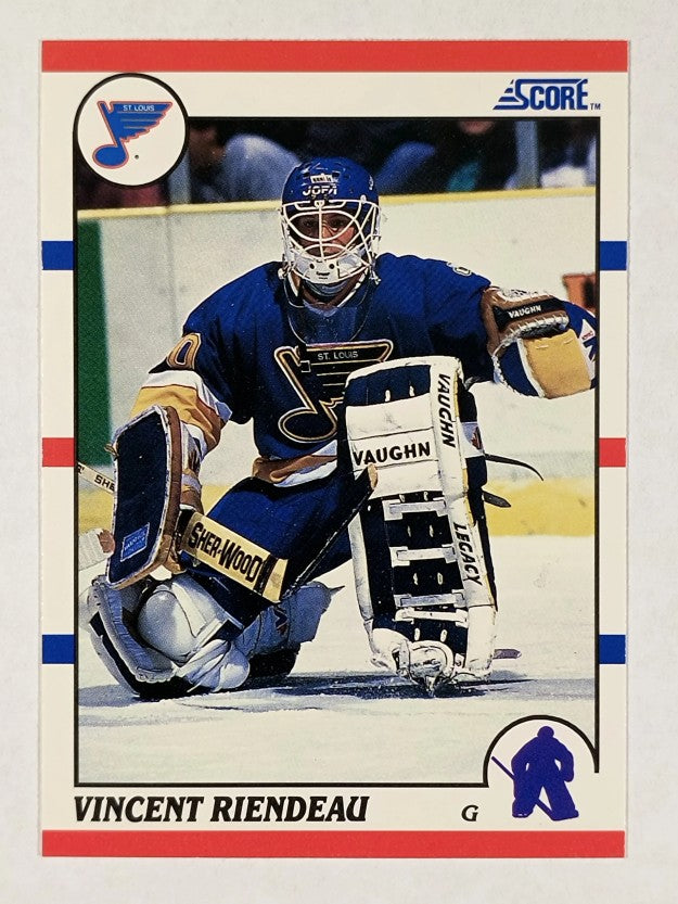 1990-91 Score #107 Vincent Riendeau RC