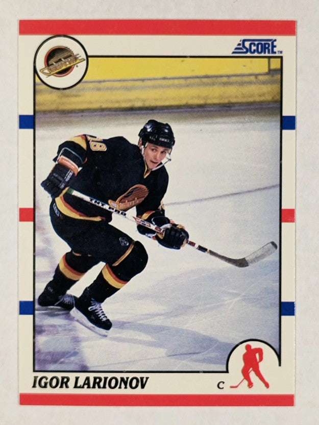 1990-91 Score #123 Igor Larionov RC